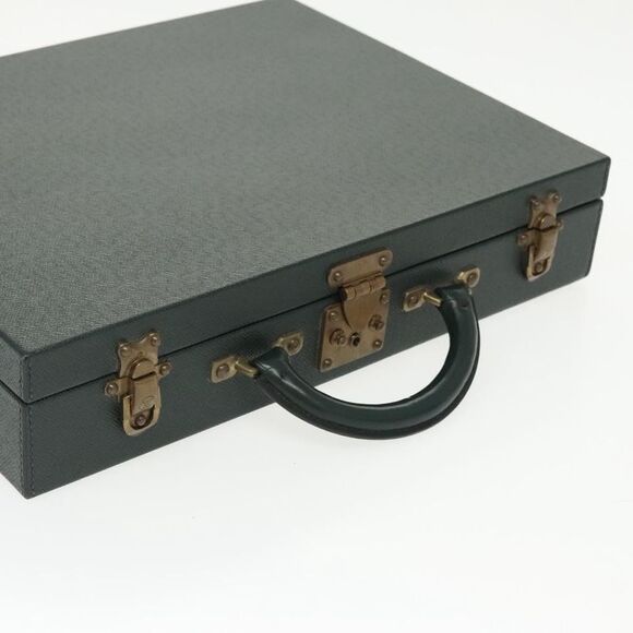 Louis Vuitton Malle Green Leather Travel Bag (Pre-Owned) - Picture 4 of 16